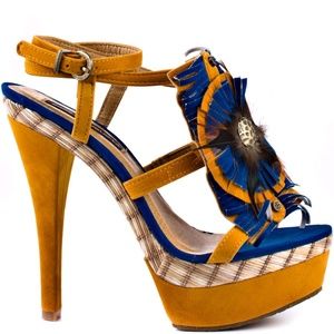 Shoe Republic feather heels